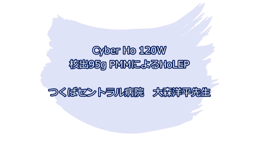 Cyber Ho / Cyber Ho 120W 核出95g PPMによるHoLEP